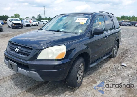 2004 Honda Pilot Ex-L from USA, damaged, VIN 2HKYF18604H560464